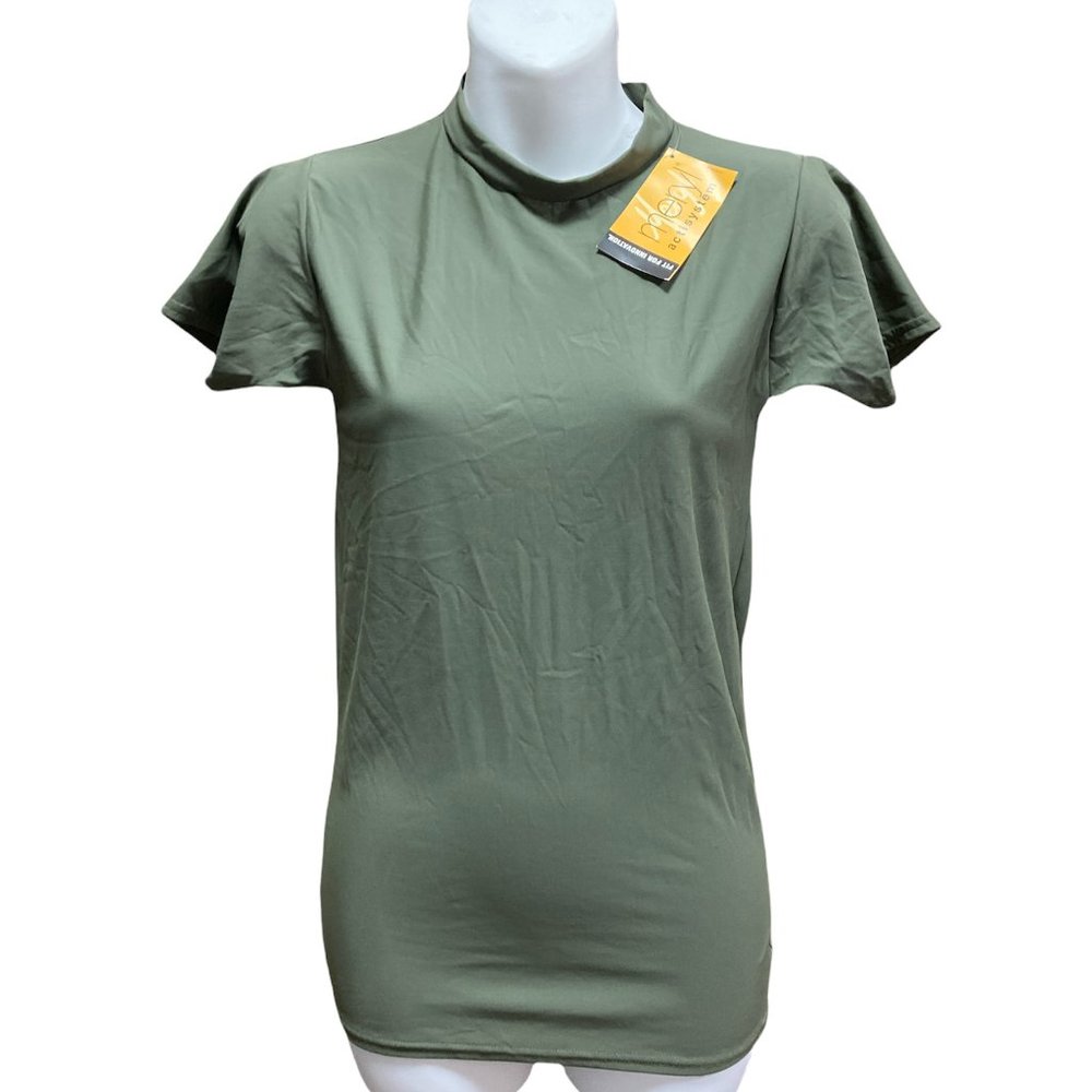 Basic Concepts Compression Shirt Short Sleeve Meryl Actisystem Size Medium New W